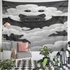 Cute Cartoon Bats and Clouds Design Pattern Wall Hanging Tapestry Decorative Tapestry Home Decor for Bedroom and Living Room