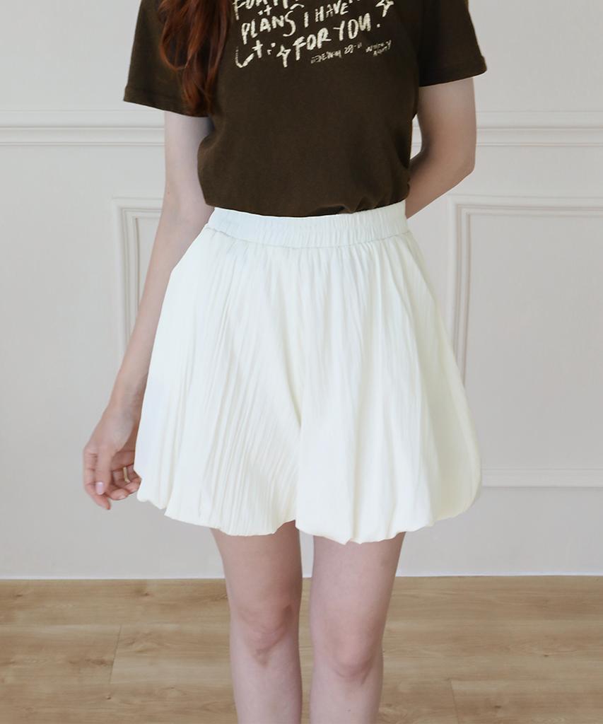 Keulleiseu Balloon Point Shorts_Black