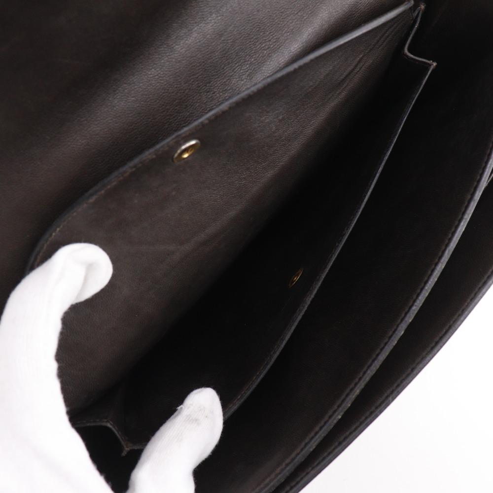 Hermes Paronniere Handtasche vintage Braun Box carf Damen Gebraucht