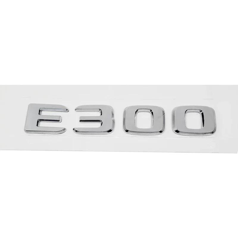 3D Letters Car Tail Emblem Rear Trunk Sticker Badge for Mercedes Benz E200L E260L E300 E320L E320 E350L E350 E500 E550 E Class