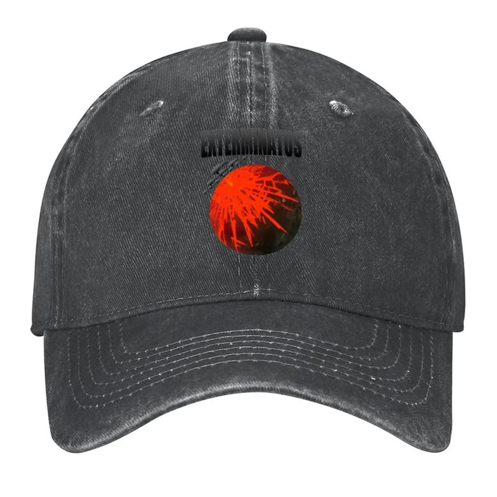 New Exterminatus Title Baseball Cap golf hat genuine hats on offer Hat Unisex For The Sun custom caps Womens Hats For The Sun Unisex