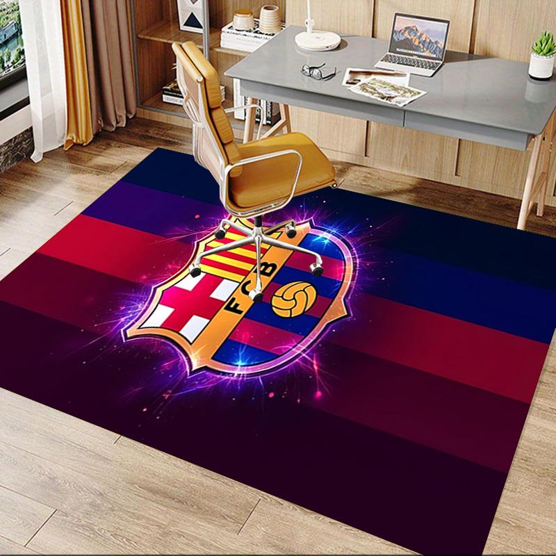 

1pc FC Barcelona Carpet Anti Slip Polyester Floor Mat for office.Bedroom 160cm by 200cm