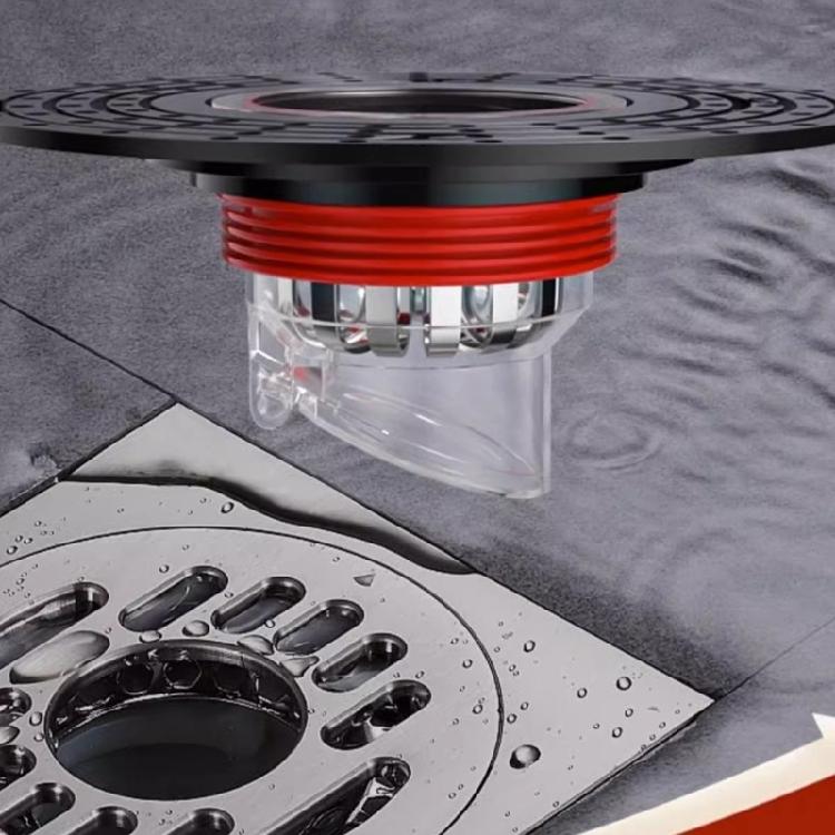 Not Clog Shower Drain Strainer Featuring Odor Resistant ABS Electroplated Filter Cores Bathroom Essential for House Use