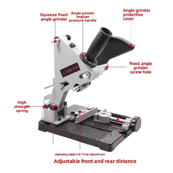 Universal Fixed Angle Grinder Bracket - Multi - function Cutting Machine Bracket for Hand Grinder