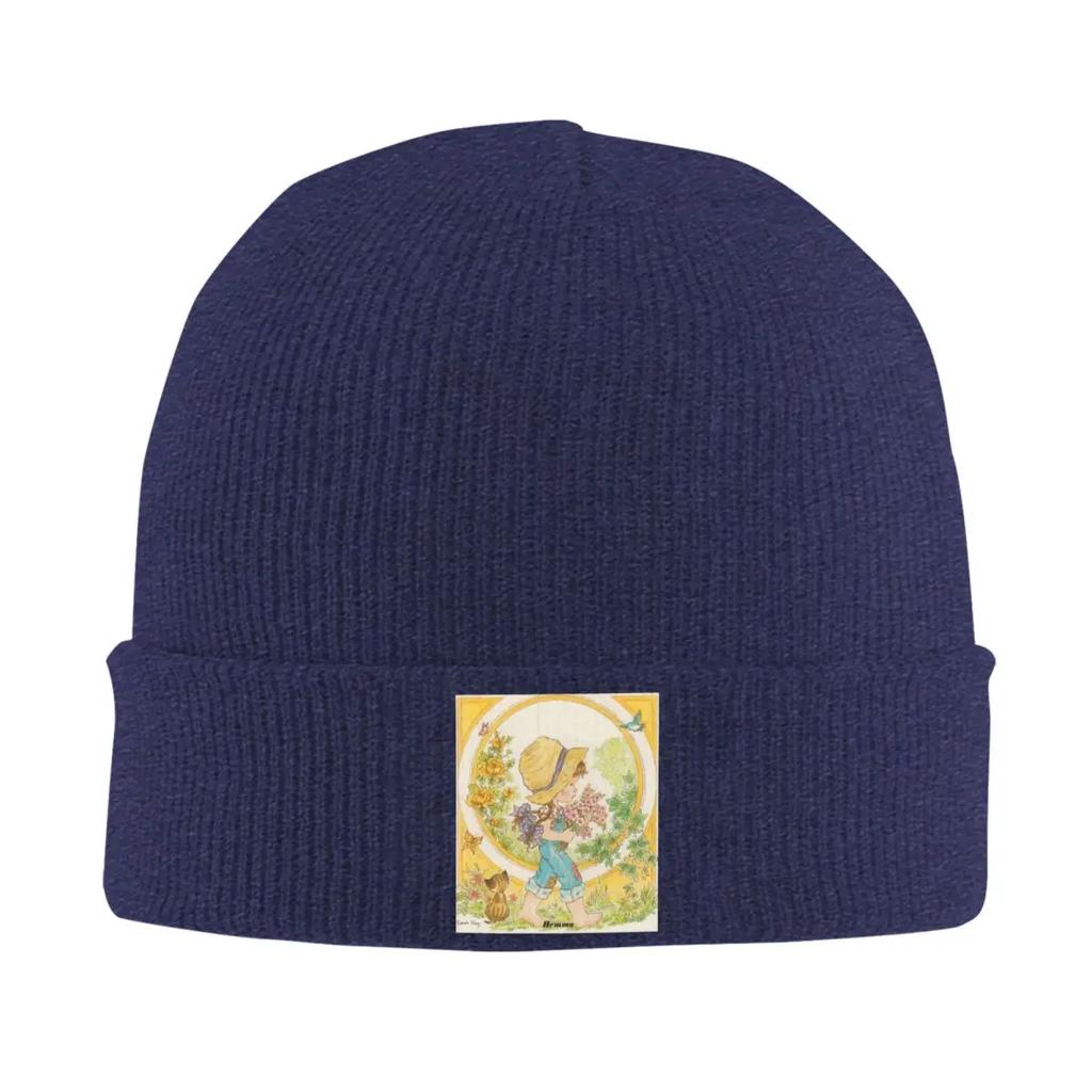Sarah Kay Girl Warm Knitted Cap Winter Knit Bonnet Hat Skullies Beanies Hip Hop Caps for Unisex