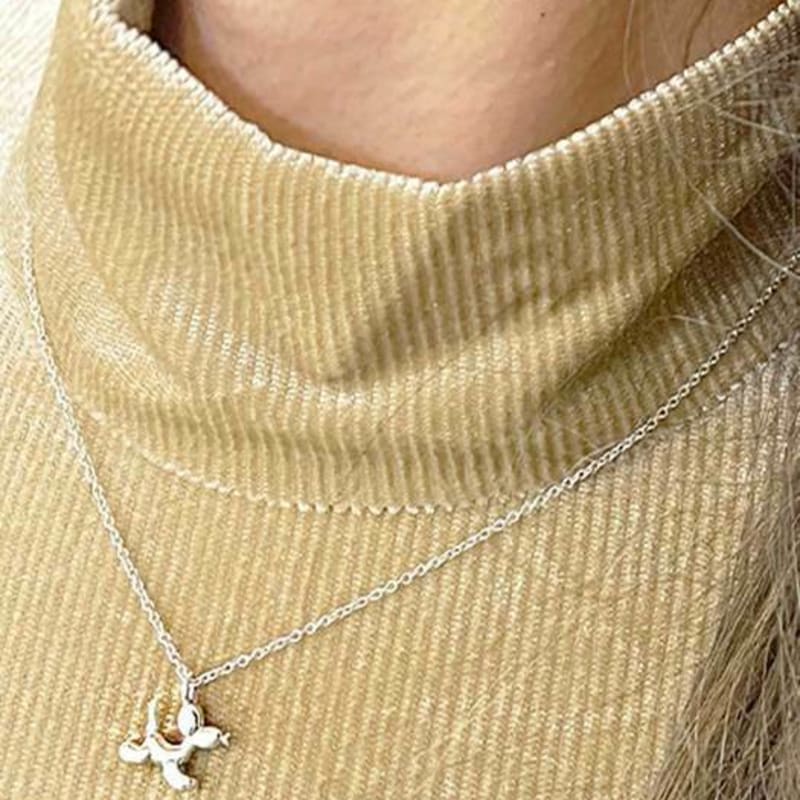 Ollia Balloon Puppy Silver 925 Necklace