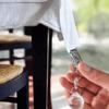 6 stk kraftig glassborddeksel-vedheng med metallklips Dukklips Bryllup