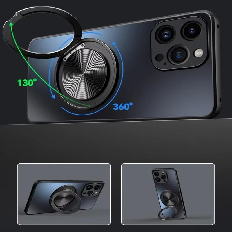 Pro Realme 14 Pro Plus 14X 14T AG Matný Magnetický Stojan Držák Pouzdro na Telefon Pro Realme14 Pro+ 5G Nárazuvzdorný Tvrdý Zadní Kryt Nárazník