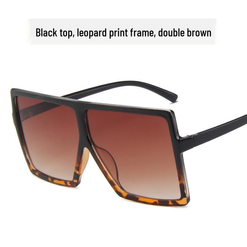 Stylowe Damskie Okulary Przeciwsłoneczne w Kwadratowej Oprawce z Metalowymi Zawiasami - Modny Europejski i Amerykański Design