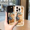 Phone Case: 2D flat design suitable for iPhone 18 17 16 15 14 13 Pro protective case, Singing little penguin, perfect Christmas and Halloween holiday 