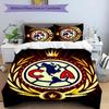 Club América 3pcs Bedding Set Duvet Cover Closure Includes 1 Duvet Cover & 2 Pillowcases for All Seasons Bedroom Home Dorm Decor