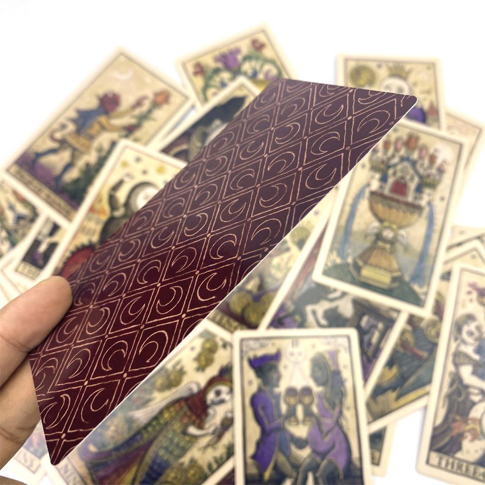 1 Scatola Trionfi Della Luna Carte Oracolo Mazzi di Carte dei Tarocchi per Principianti Professionisti Carte per la Divinazione Giochi da Tavolo Giochi da Tavolo Serata in Famiglia