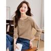 Long-sleeved T-shirt for Women In Autumn and Winter New Style Fashionable and Versatile Women's Autumn and Winter Women's Korean Style Base Shirt