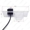 HD Waterproof Rearview Camera for GAC Trumpchi GS5, GS6, GA5, G6
