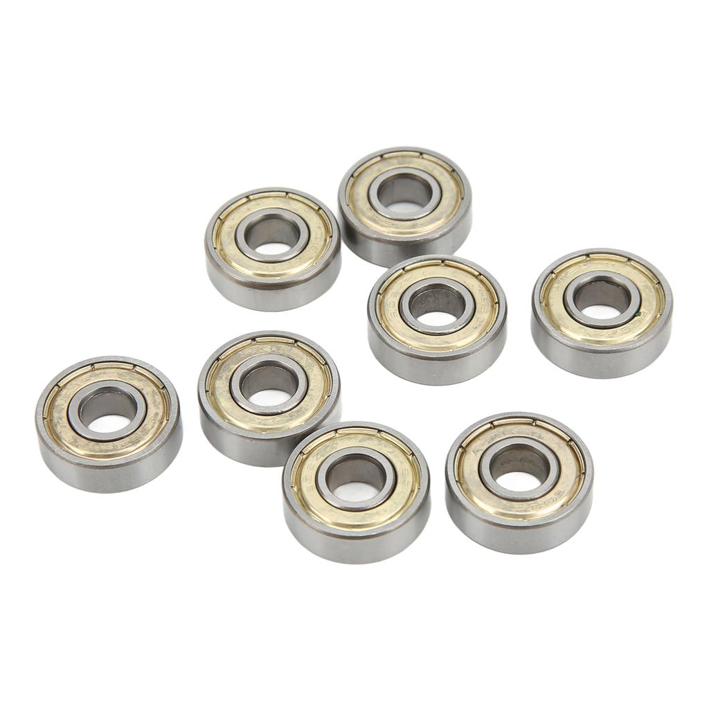 8 Pièces Roulement à Billes 608ZZ ABEC 11 Acier au Carbone Scellé Roulements de Skateboard 8x22x7mm pour Patins à Roulettes Planches de Danse