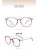Women's Korean-Style Ultralight Full Rim Pure Titanium Eyeglass Frames for Small Face, Model 9104 - Extra Wide Myopia Glasses