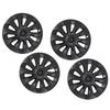 4PCS 20in Wheel Hub Cap Matte Black Personalized Wheel Rim Hubcap Replacement