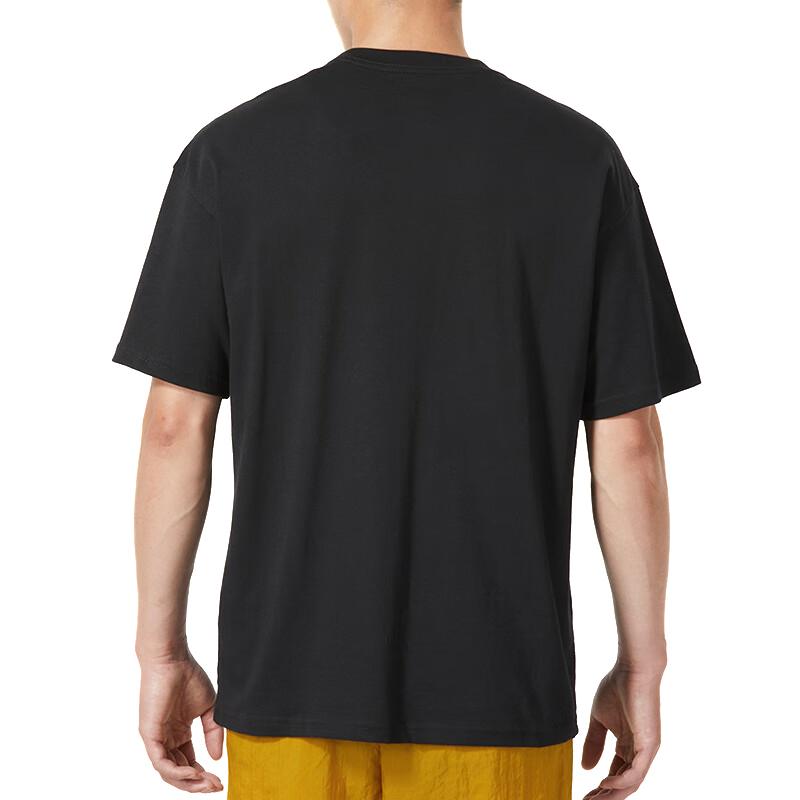 Nike T Shirts Men's Black Crew Neck Moderate Straight Fit FD1297-010