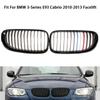 Front Bumper Hood Grills Glossy Black Single Slat Racing Grill Car Accessory For BMW 3-Series E92 E93 Coupe Cabrio 2010-2013 Facelift
