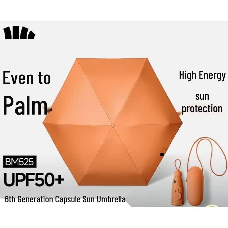 Beneunder Five-Fold UV Sun & Rain Capsule Umbrella