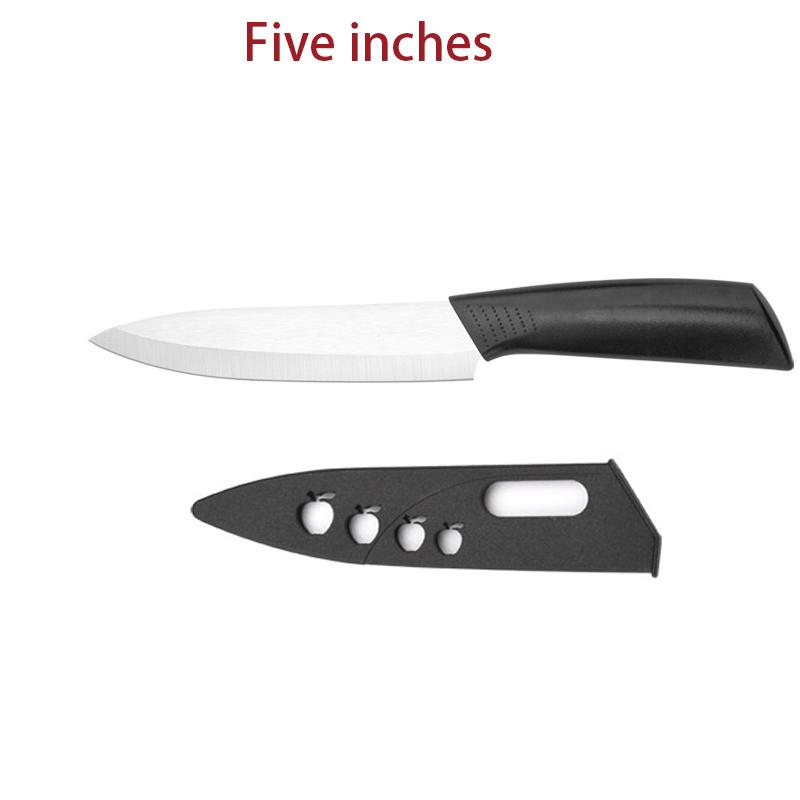 Ceramic Knife3 "4" 5 "Kitchen Knife Women's Food Knife Fruit Knife Cutting And Peeling Fruit Non-slip Knife With Sleeve Knife