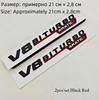 1Pair ABS Car Side Wing Fender Sticker Badge Emblem Decals