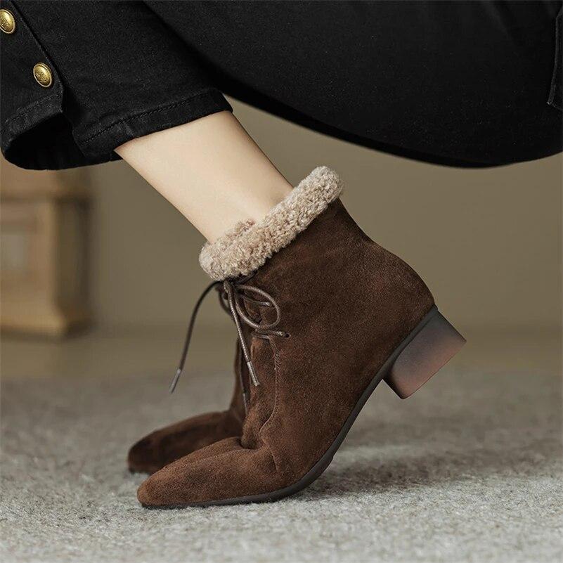 Stiefeletten SchnÃ¼rung Braun Damen Stiefeletten Mit SchnÃ¼rung