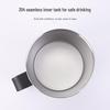 12oz/14oz Stainless Steel Vacuum Flask Mug with Lid & Handle