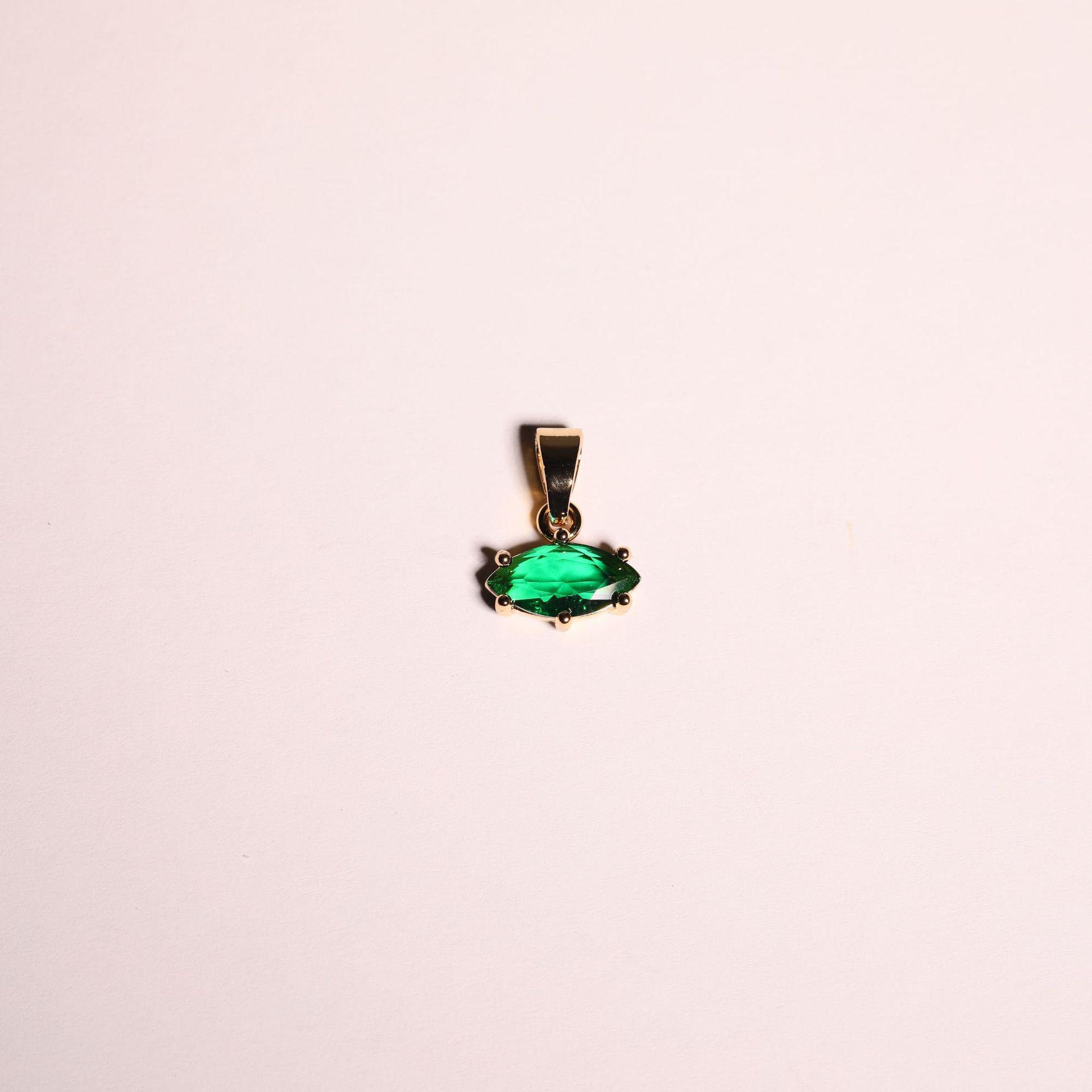 Twelve Zodiac Birthstone Marquise Pendant Necklace - Hot Selling!