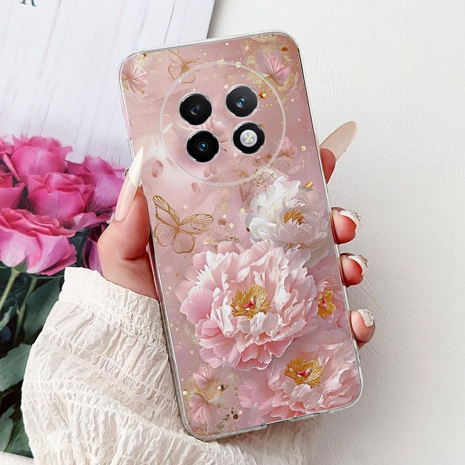 For Realme 13 Pro 5G Case RMX3990 Colorful Flowers Painted Cover Soft Slim Phone Case For Realme 13 Pro Plus Realme13 Pro+ Shell