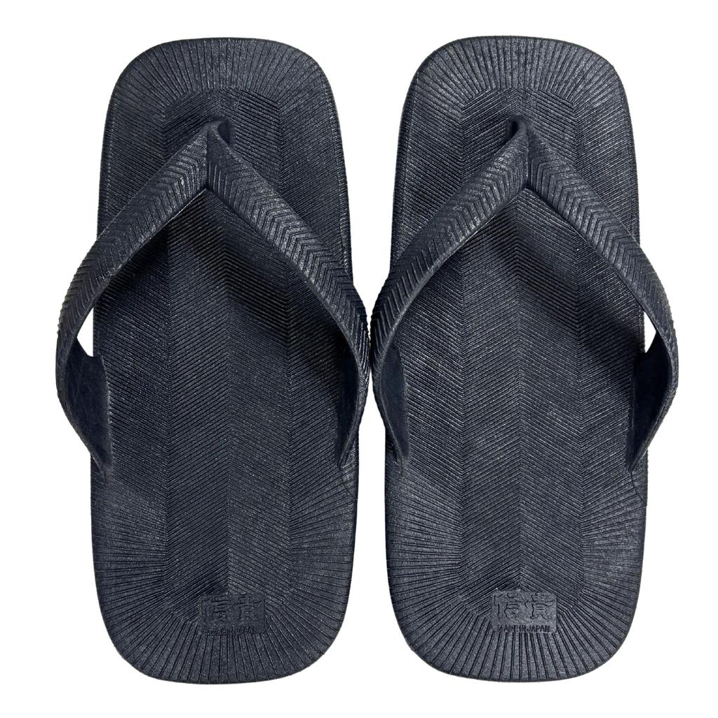 Edoten Shigi 603 Zori Injection Sponge Fitted Size 26cm Men's Sandals, Upper, Sole, Sandals, Gunmetal,