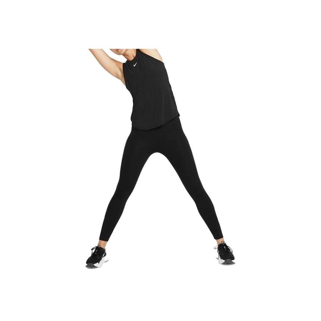 Nike Logo Print Slim Fit Tank Top Women Tops Black DD0616-010