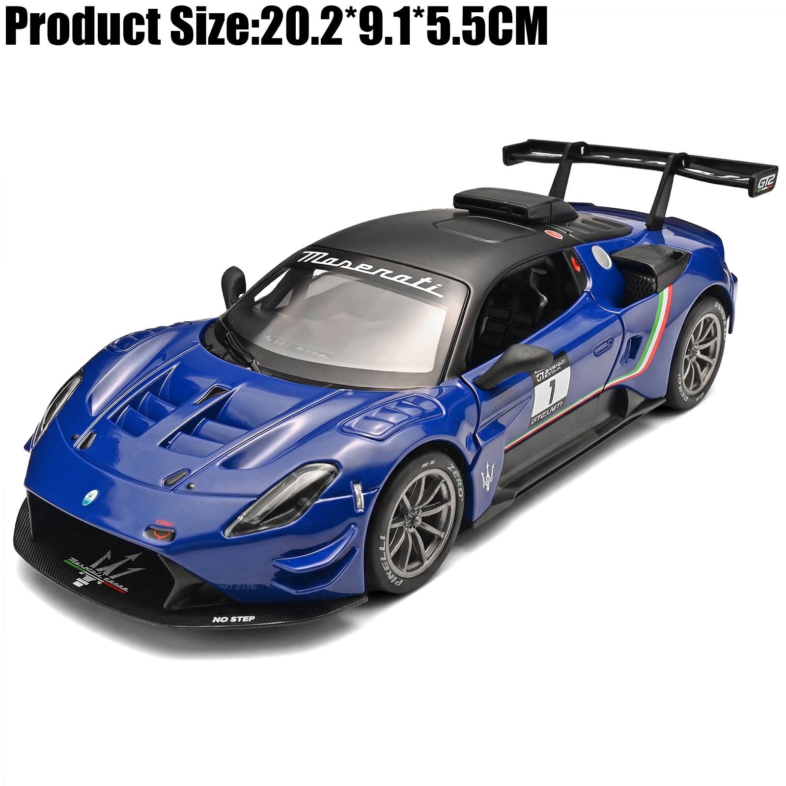 

1:24 Maserati MC20 GT2 Racing Car Alloy Metal Diecast Model Car Home Trendy Ornaments & Computer Desktop Decoration Birthday Toy синий