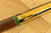 Dale Perry Custom Cue Speedster 4 Cocobolo Micarta Malachite Rings with COA & Case