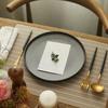 Japanese Creative Quicksand Plate Steak Plate Fruit Plate Western Restaurant Pasta Plate Ceramic Dish Frosted Flat Plate Cake Tray