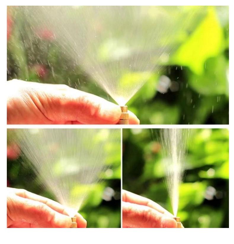 Universal Adjustable Micro-Atomizing Sprinkler Set for Irrigation, Cooling, and Humidification