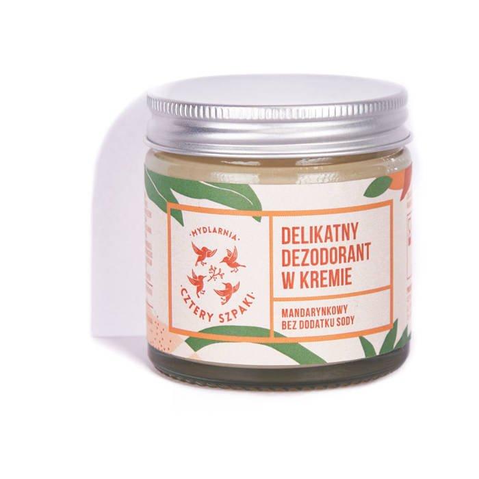 

CZTERY SZPAKI Delikatny Dezodorant w Kremie Mandarynkowy, 60 ml