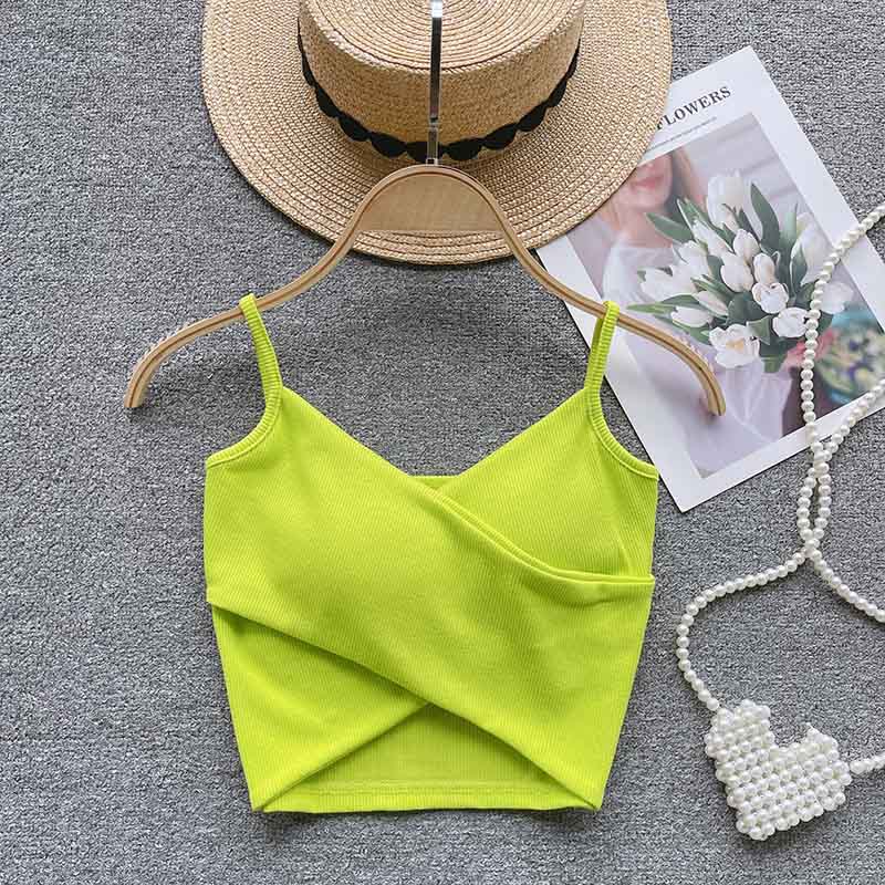 Irregular Casual Sport Camisole Women Strap Design Solid Fashion 2023 Y2K Elegant Ladies Chic Slim Tank Tops