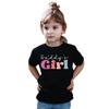 Girls' Casual T-shirt - Summer Children's Fashion Short-Sleeved T-shirt