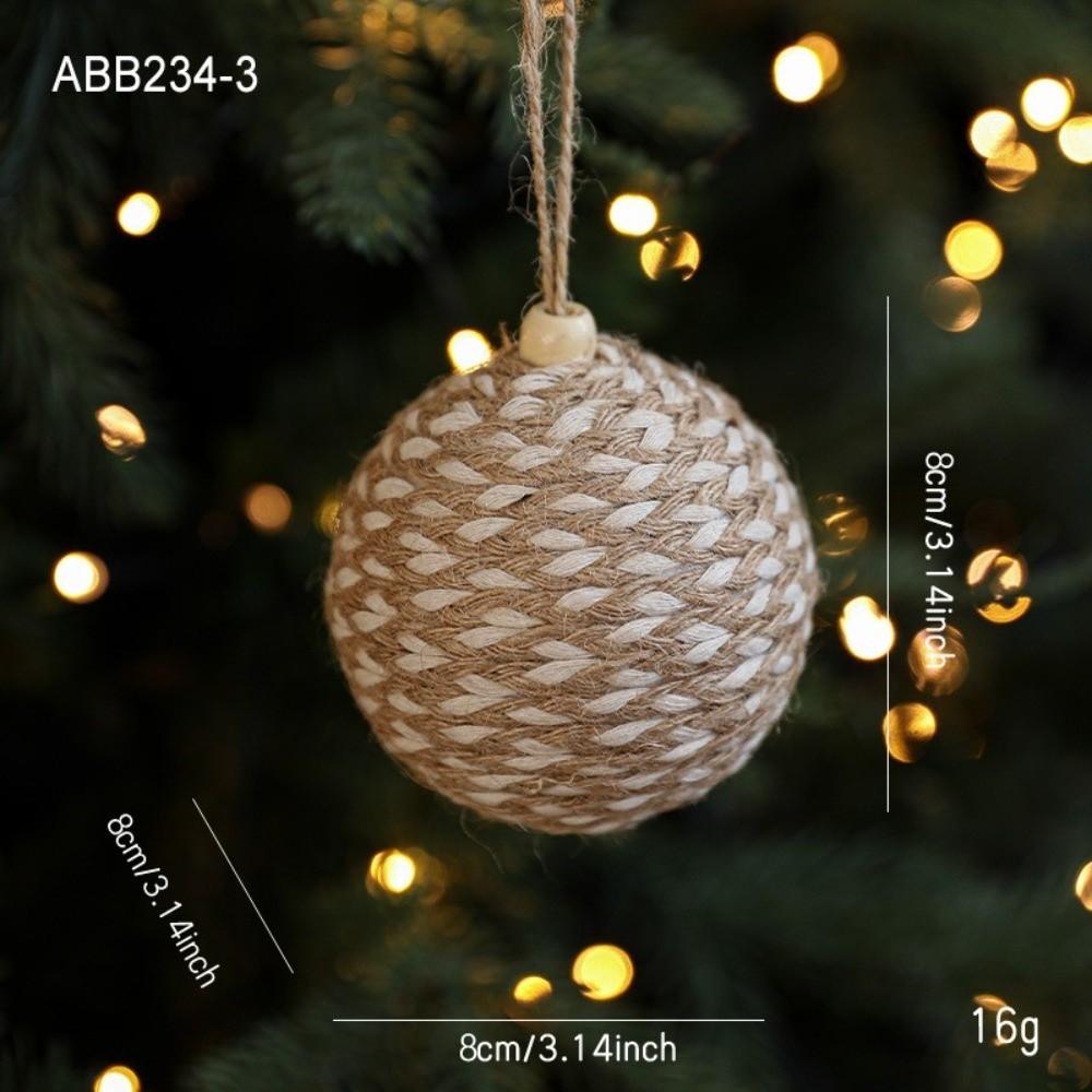 Exquisite Foam Ball Christmas Tree Ornaments 8CM Shatterproof Xmas Tree Hangings Pendant Xmas Decorations DIY Christmas Ball