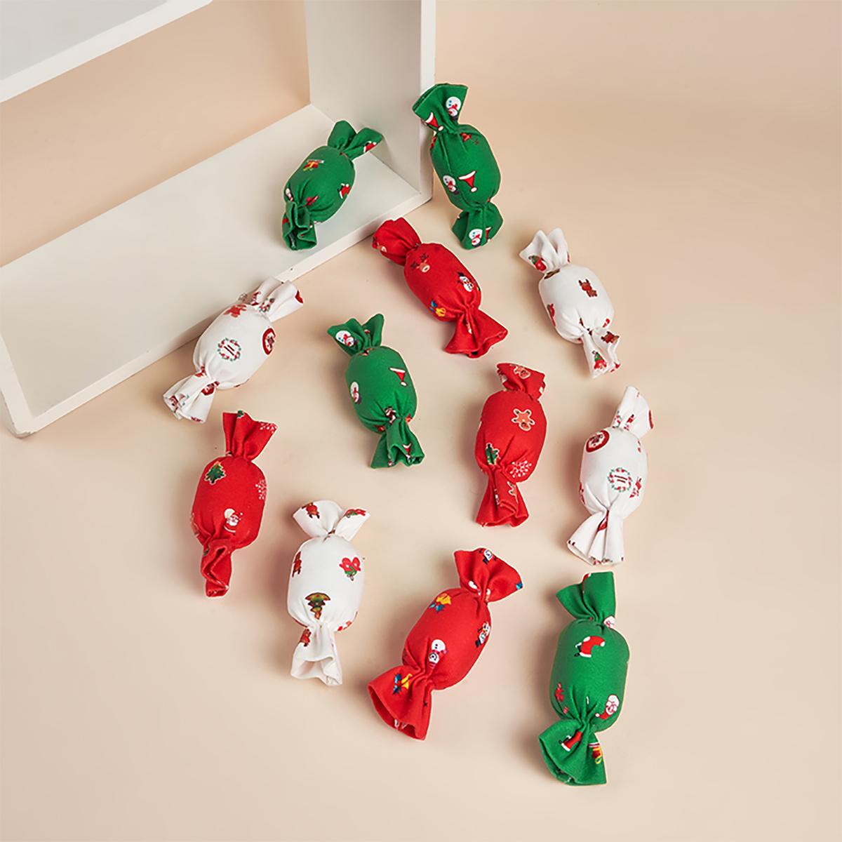 

1 piece of candy shaped pet sound toy білий