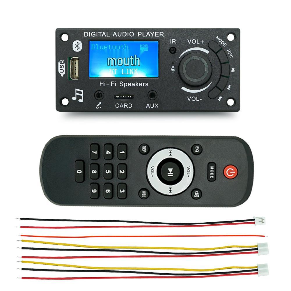 JQ Bluetooth MP3 Decoding Board with LCD Screen for DIY Car Audio Amplifiers