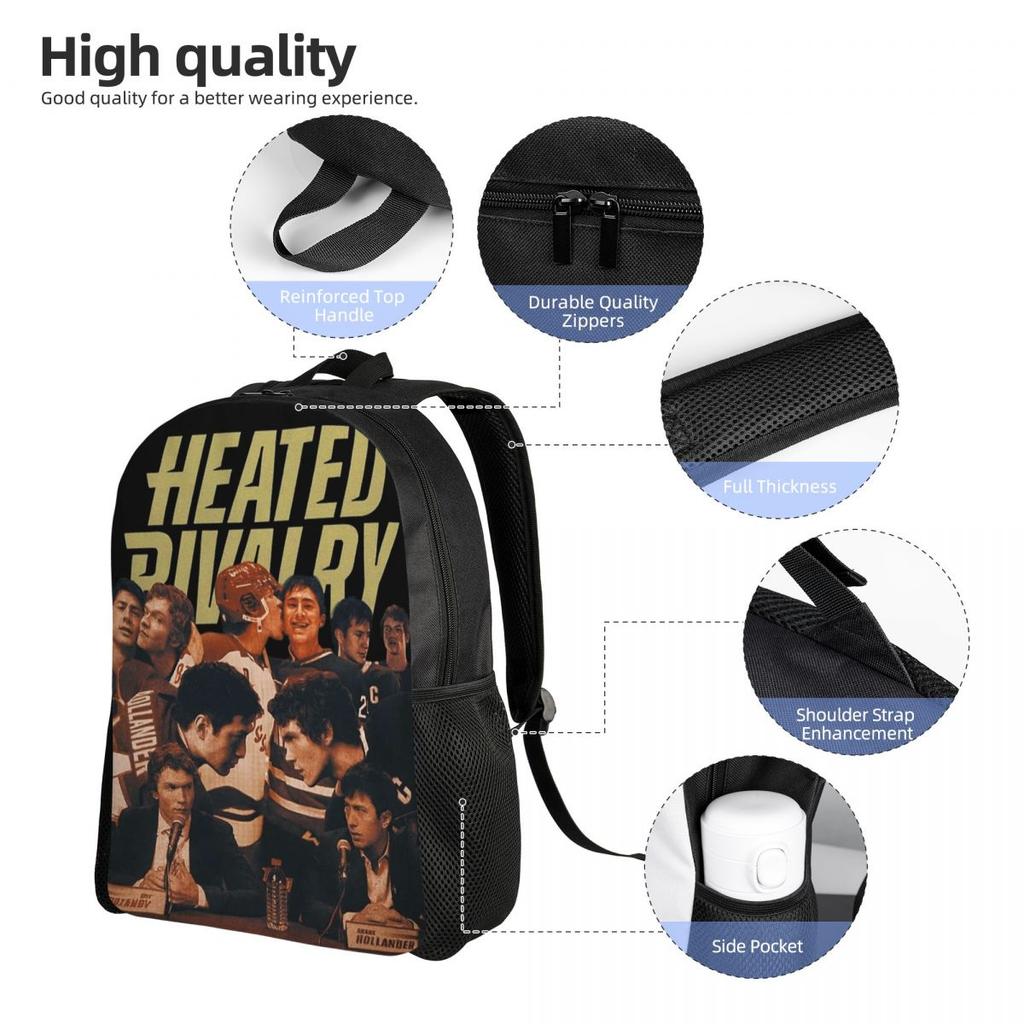 Heated Rivalry Humorous Backpack for Kids Girls Boys Lightweight Hollander and Ilya Rozanov School Bags for Toddlers Preschool