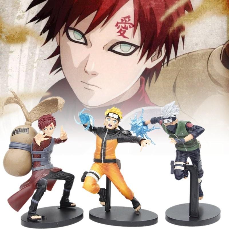 Naruto Action Figure Gaara Kakashi Collectible Statue Pvc Figurine 20cm Anime Decor