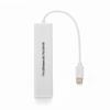 4-in-1 USB-C Hub with RJ45 100Mbps Network Converter for Laptops and Desktops