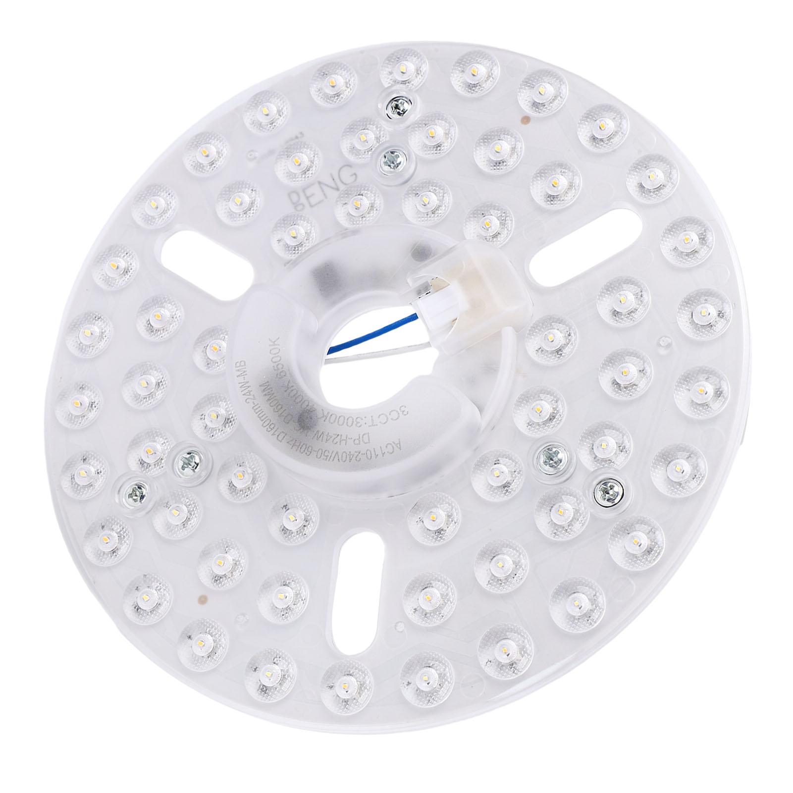 

6.3 Inch Ceiling Fan LED Light Replacement 24W 3CCT Magnetic LED Fan Light Board Panel Retrofit with Memory Function
