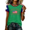 Womens Short Sleeve Crewneck T Shirt States 250th Anniversary 1776 2026 Graphic Top Casual Loose Fit Tee