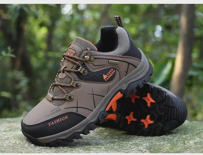 Pantofi de drumeție de primăvară pentru bărbați, mărimea mare 47 - încălțăminte sport casual, cu talpă joasă, antiderapantă, pentru sporturi în aer liber