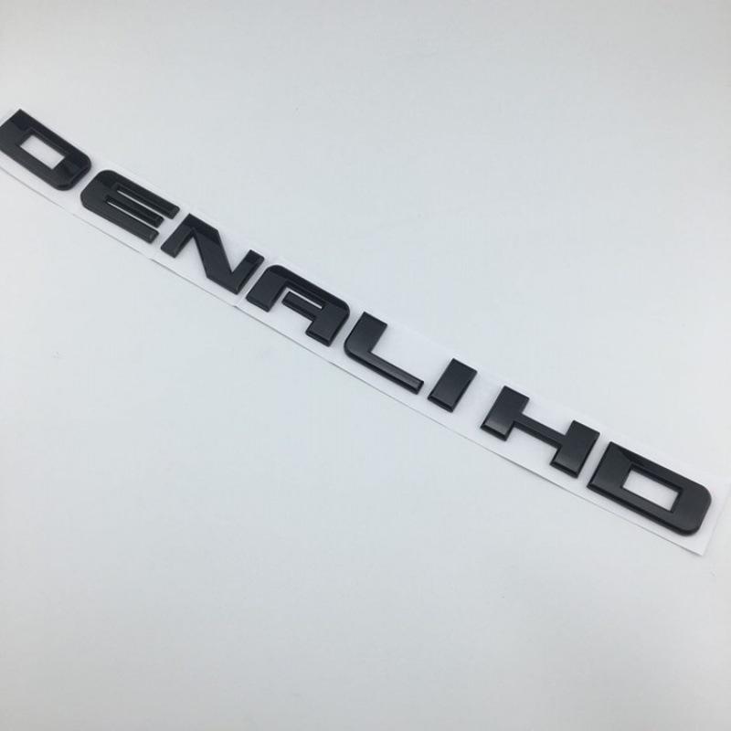Chevrolet GMC Denali HD Modified Car Emblems - ABS Body Stickers for GM Pickup Trucks чёрный