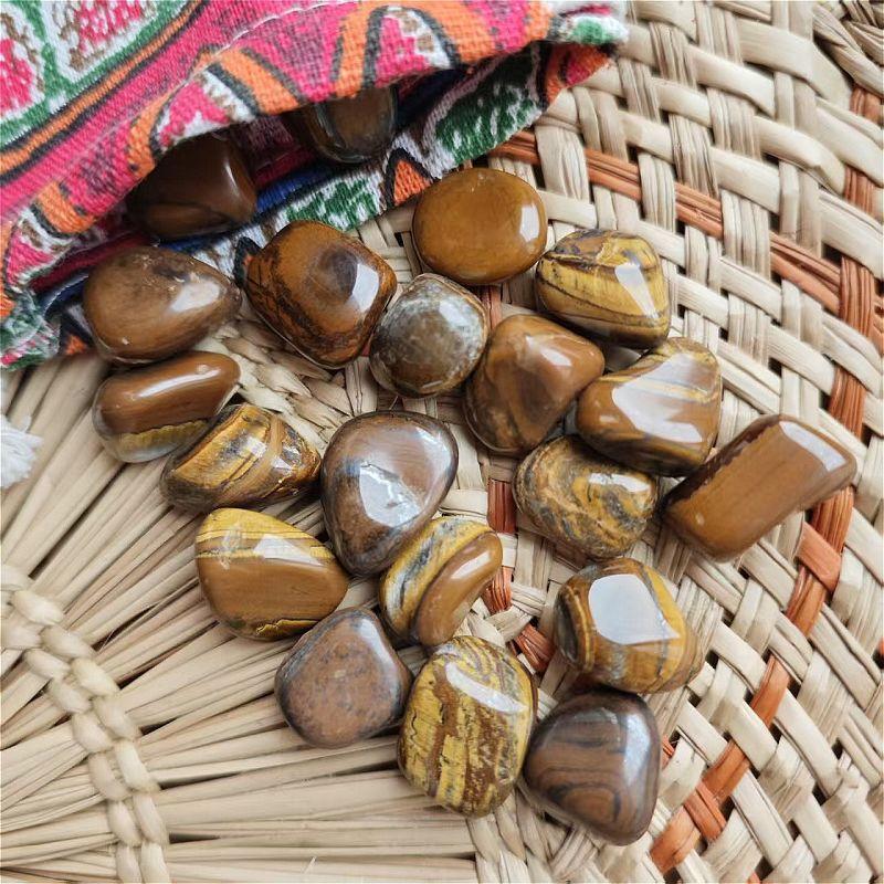 100g/pack Natural Tumbled Polished Crystal Quartz Stone Raw for Decoration Reiki Gifts Energy Therapy Size 15-20MM